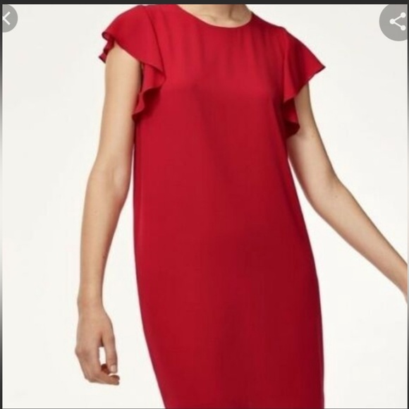 NWT Stunning Red Aritzia Babaton Burt Sheath/Shift Dress - Size Small - Picture 2 of 10